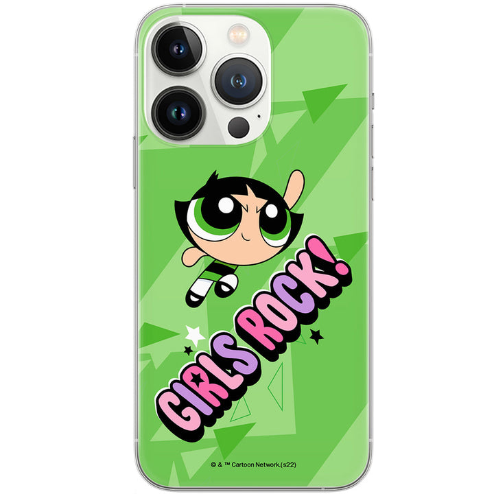 Etui Atomówki 046 The Powerpuff Girls Nadruk pełny Zielony - Babaco Store