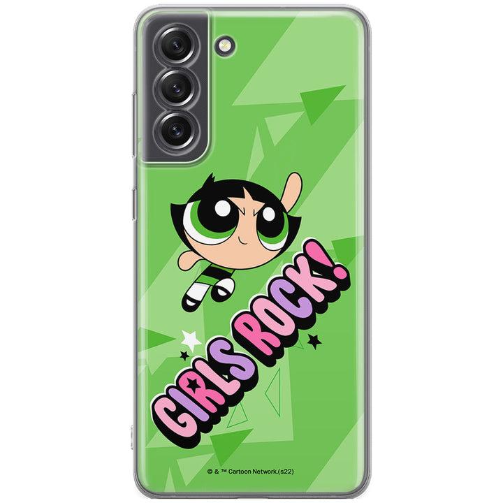 Etui Atomówki 046 The Powerpuff Girls Nadruk pełny Zielony - Babaco Store