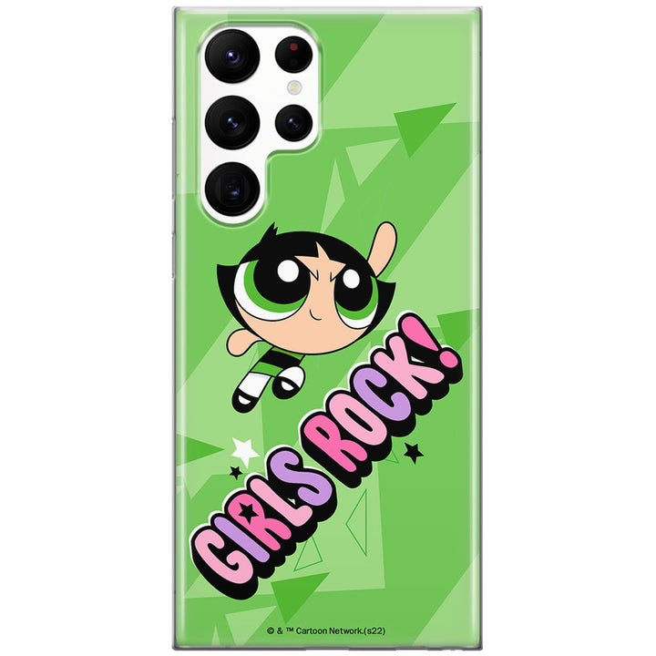 Etui Atomówki 046 The Powerpuff Girls Nadruk pełny Zielony - Babaco Store