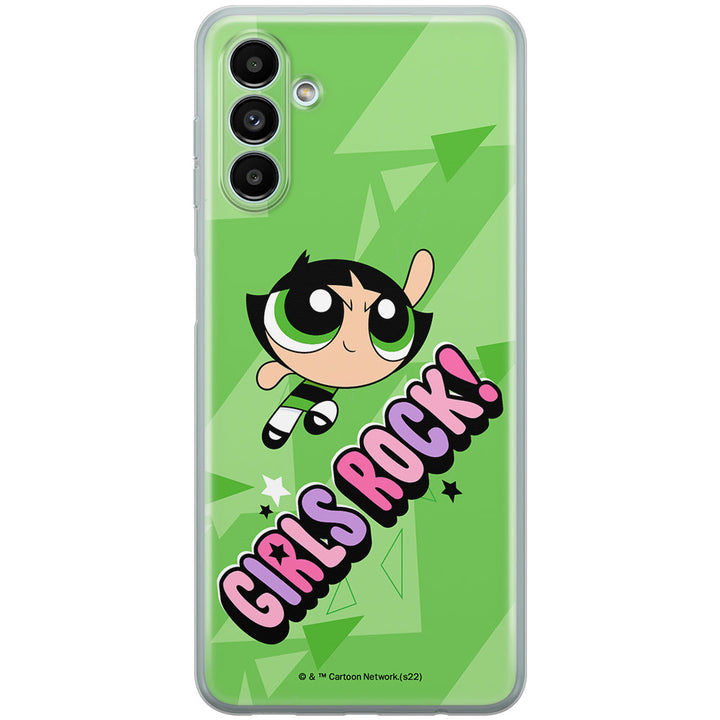 Etui Atomówki 046 The Powerpuff Girls Nadruk pełny Zielony - Babaco Store