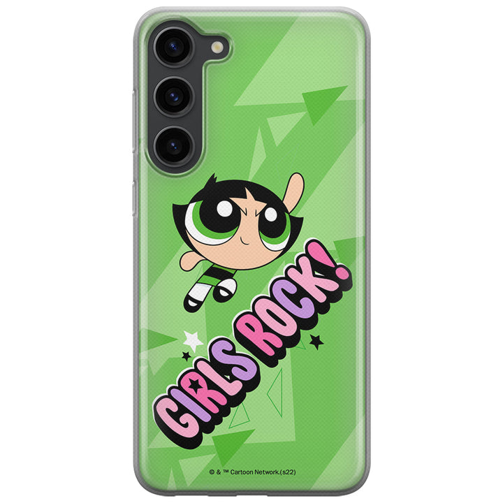 Etui Atomówki 046 The Powerpuff Girls Nadruk pełny Zielony - Babaco Store