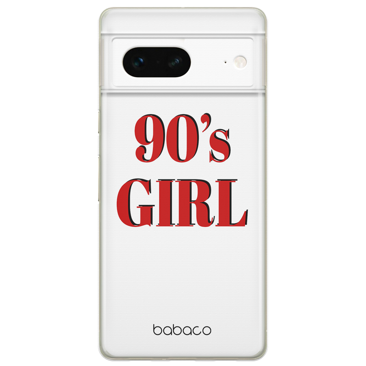 Etui 90's Girl 001 Babaco Nadruk pełny Biały - Babaco Store