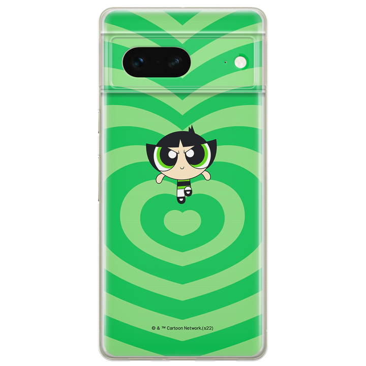 Etui Atomówki 005 The Powerpuff Girls Nadruk pełny Zielony - Babaco Store