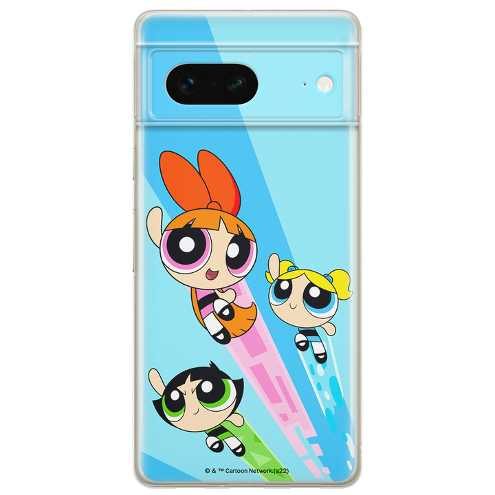 Etui Atomówki 032 The Powerpuff Girls Nadruk pełny Niebieski - Babaco Store