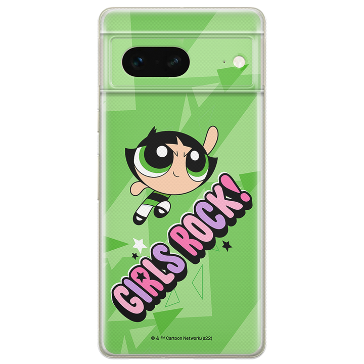 Etui Atomówki 046 The Powerpuff Girls Nadruk pełny Zielony - Babaco Store