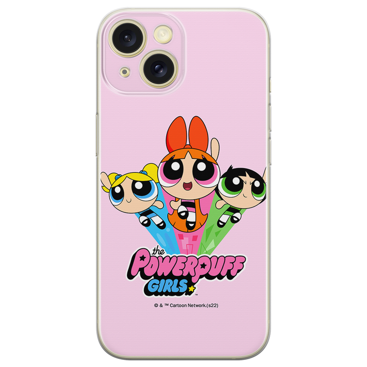 Etui Atomówki 029 The Powerpuff Girls Nadruk pełny Różowy - Babaco Store