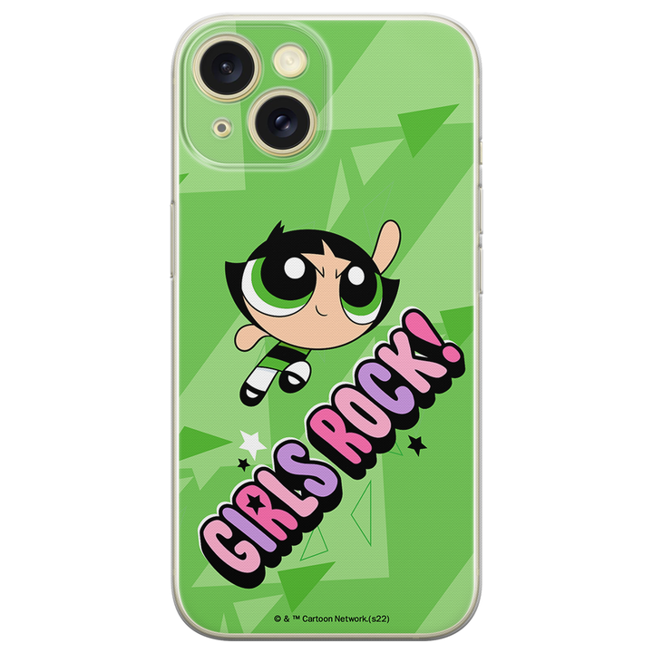 Etui Atomówki 046 The Powerpuff Girls Nadruk pełny Zielony - Babaco Store