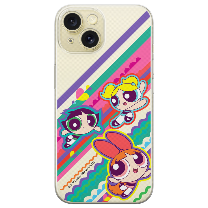 Etui Atomówki 026 The Powerpuff Girls Nadruk częściowy Przeźroczysty - Babaco Store