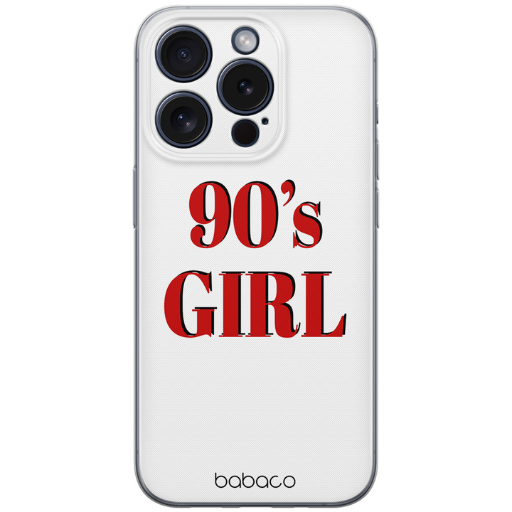 Etui 90's Girl 001 Babaco Nadruk pełny Biały - Babaco Store