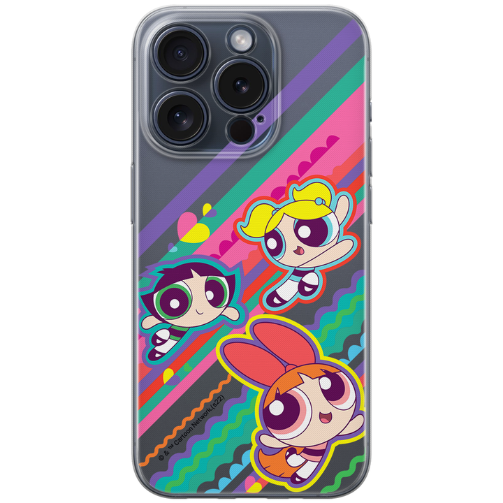 Etui Atomówki 026 The Powerpuff Girls Nadruk częściowy Przeźroczysty - Babaco Store