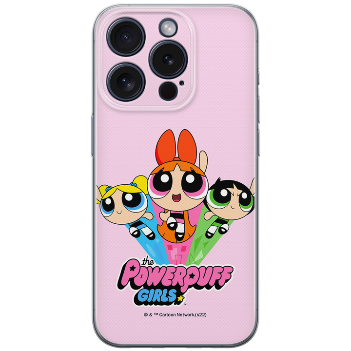 Etui Atomówki 029 The Powerpuff Girls Nadruk pełny Różowy - Babaco Store