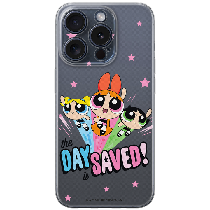 Etui Atomówki 031 The Powerpuff Girls Nadruk częściowy Przeźroczysty - Babaco Store