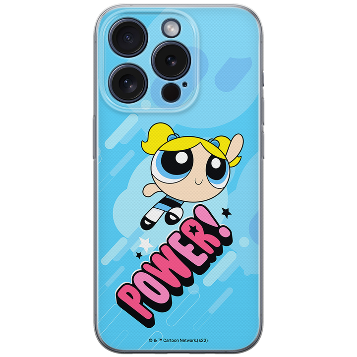 Etui Atomówki 034 The Powerpuff Girls Nadruk pełny Niebieski - Babaco Store