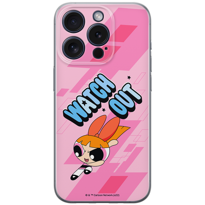 Etui Atomówki 035 The Powerpuff Girls Nadruk pełny Różowy - Babaco Store