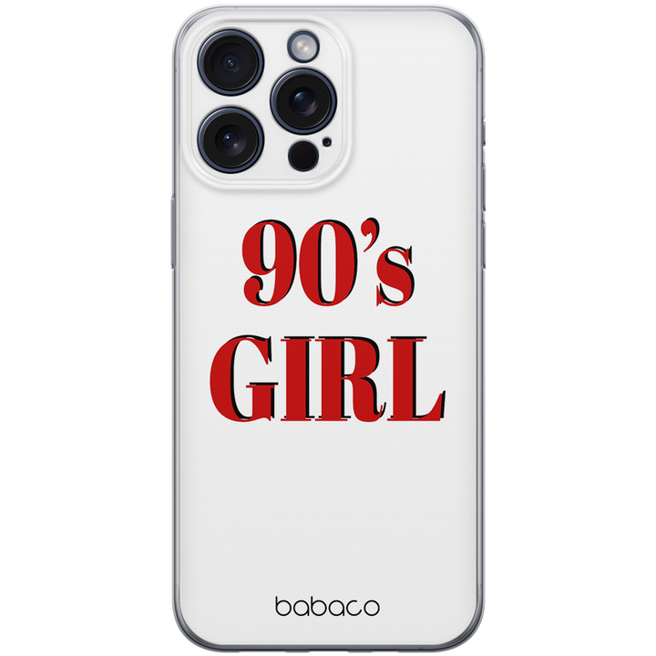 Etui 90's Girl 001 Babaco Nadruk pełny Biały - Babaco Store