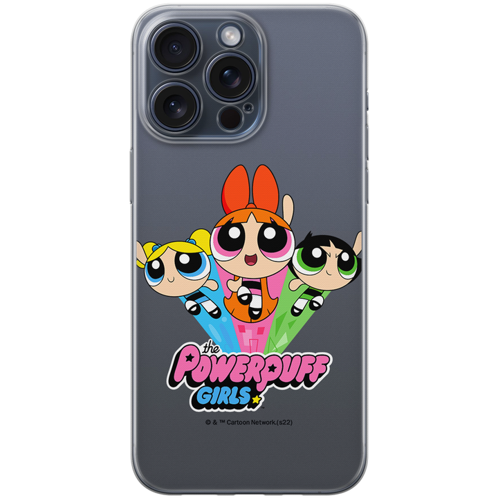 Etui Atomówki 029 The Powerpuff Girls Nadruk częściowy Przeźroczysty - Babaco Store