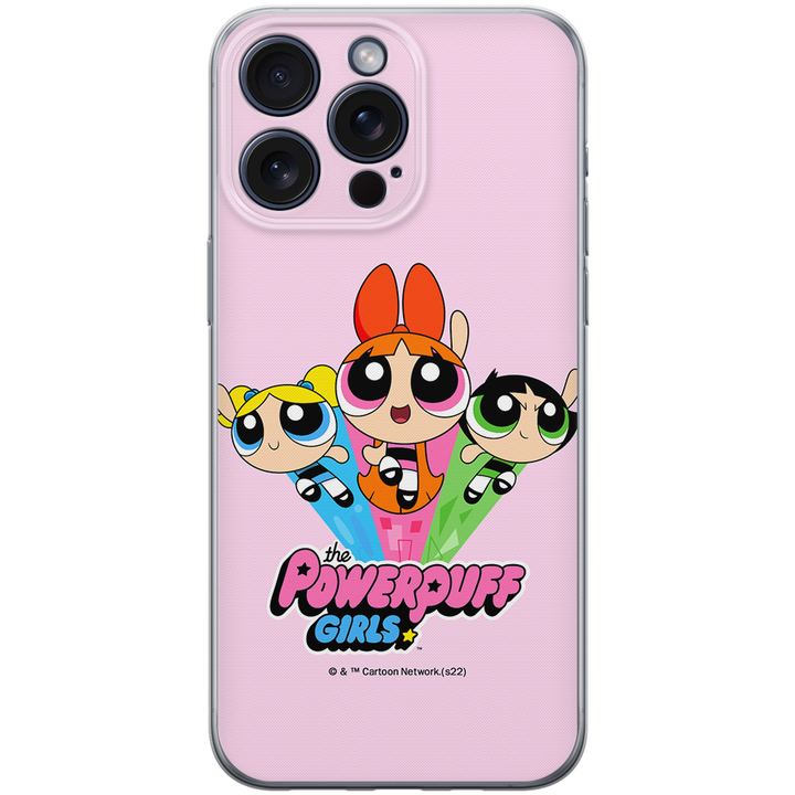 Etui Atomówki 029 The Powerpuff Girls Nadruk pełny Różowy - Babaco Store