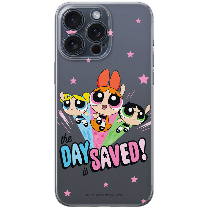 Etui Atomówki 031 The Powerpuff Girls Nadruk częściowy Przeźroczysty - Babaco Store