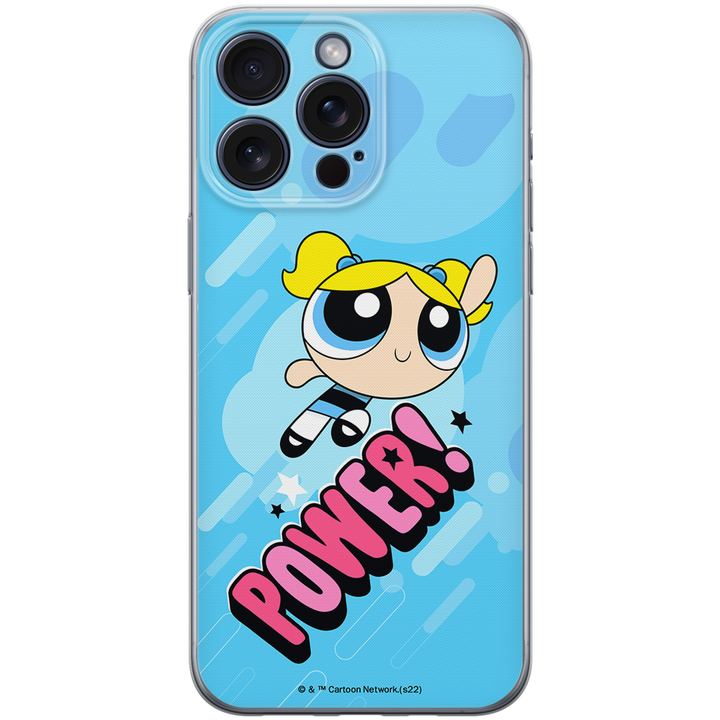 Etui Atomówki 034 The Powerpuff Girls Nadruk pełny Niebieski - Babaco Store