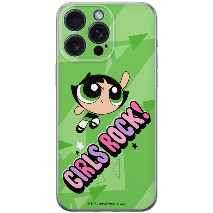 Etui Atomówki 046 The Powerpuff Girls Nadruk pełny Zielony - Babaco Store