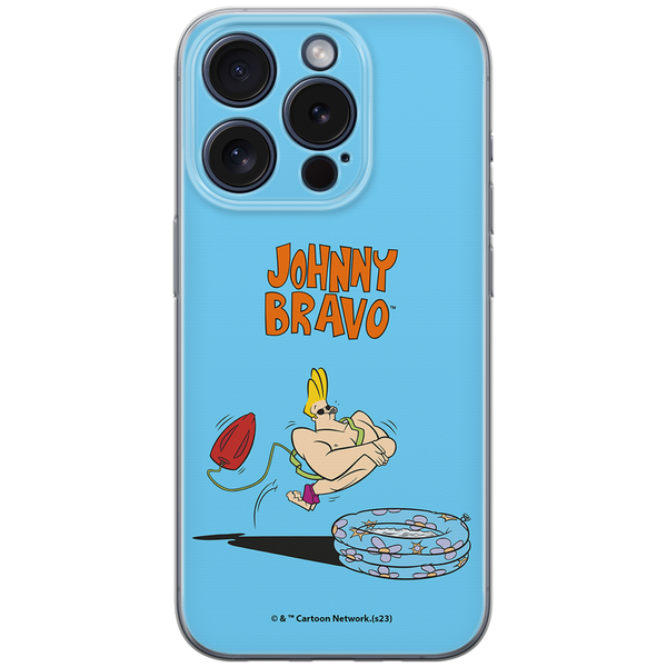 Etui Johnny Bravo 007 Cartoon Network Nadruk pełny Niebieski