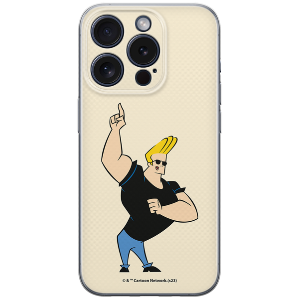 Etui Johnny Bravo 013 Cartoon Network Nadruk pełny Beżowy