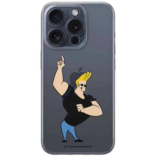 Etui Johnny Bravo 013 Cartoon Network Nadruk częściowy Pzeźroczysty