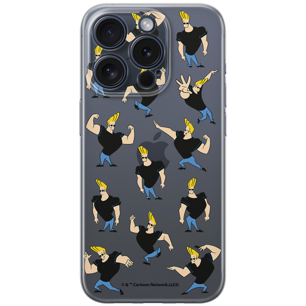 Etui Johnny Bravo 017 Cartoon Network Nadruk częściowy Pzeźroczysty