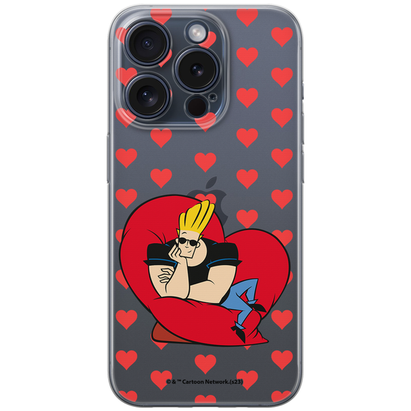 Etui Johnny Bravo 021 Cartoon Network Nadruk częściowy Pzeźroczysty