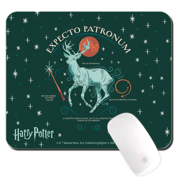 Podkładka pod mysz 23x19 Patronus 001 Harry Potter Zielony