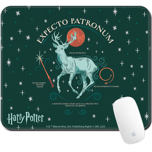 Podkładka pod mysz 32x27 Patronus 001 Harry Potter Zielony