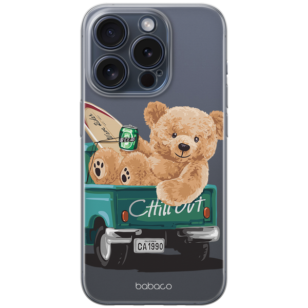 Etui Teddy Pickup 001 Babaco Nadruk częściowy Przeźroczysty