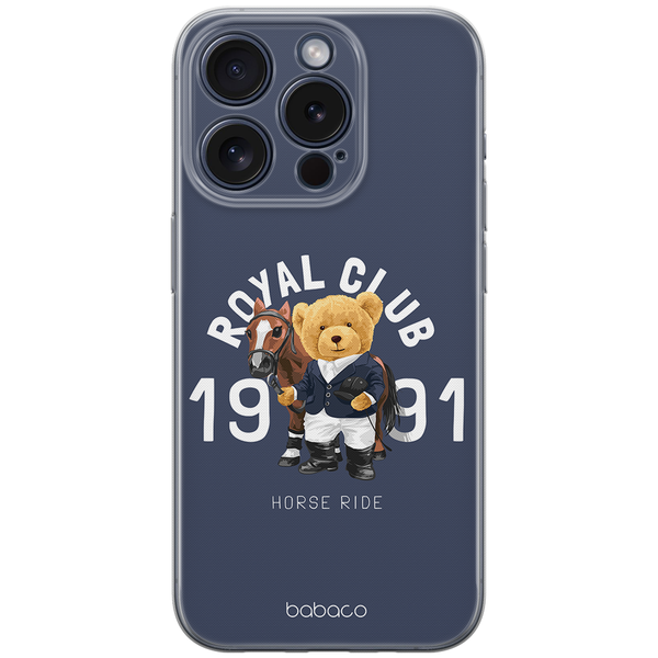 Etui Teddy Royal Club 001 Babaco Nadruk pełny Granatowy