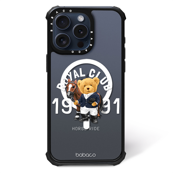 Etui Teddy Royal Club 001 Babaco Nadruk częściowy Przeźroczysty