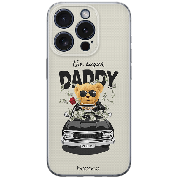 Etui Teddy Sugar Dady 001 Babaco Nadruk pełny Biały