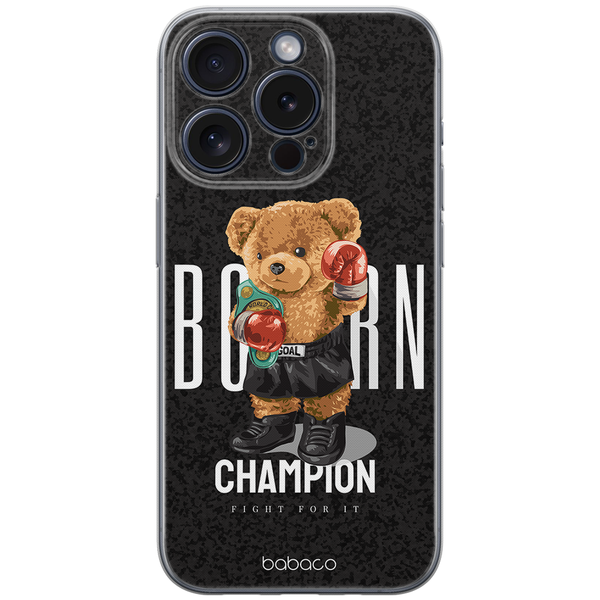 Etui Teddy Fighter 001 Babaco Nadruk pełny Czarny