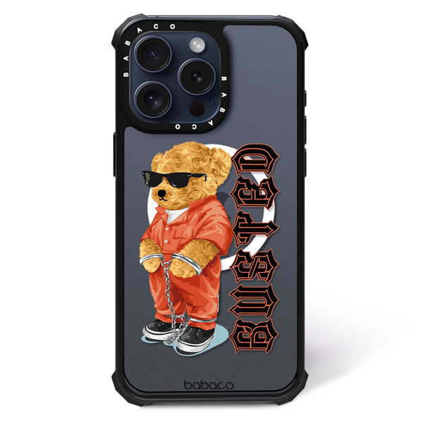 Etui Teddy Busted 001 Babaco Nadruk częściowy Przeźroczysty