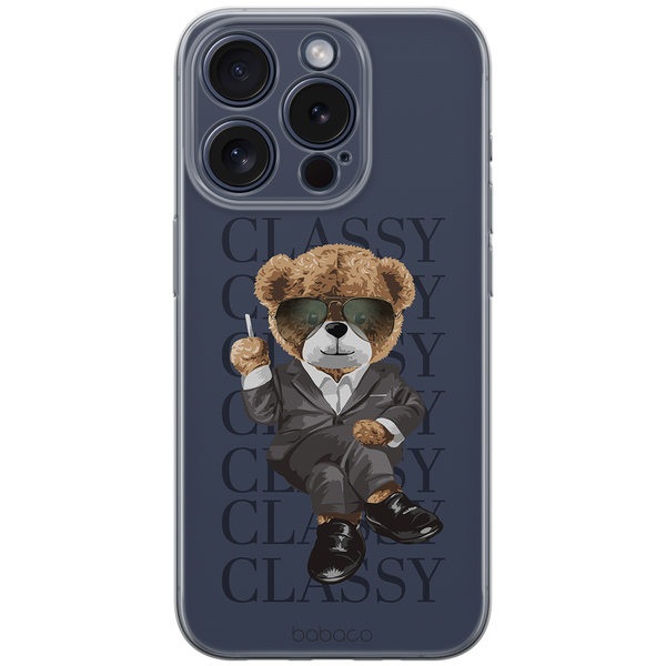 Etui Teddy Classy 001 Babaco Nadruk pełny Granatowy