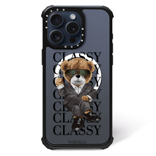 Etui Teddy Classy 001 Babaco Nadruk częściowy Przeźroczysty