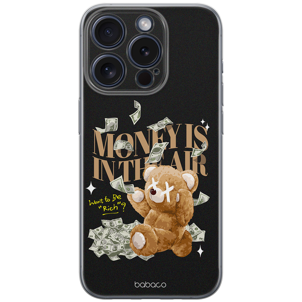 Etui Teddy Money 001 Babaco Nadruk pełny Czarny