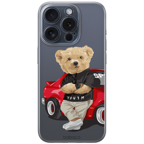 Etui Teddy Driver 001 Babaco Nadruk częściowy Przeźroczysty