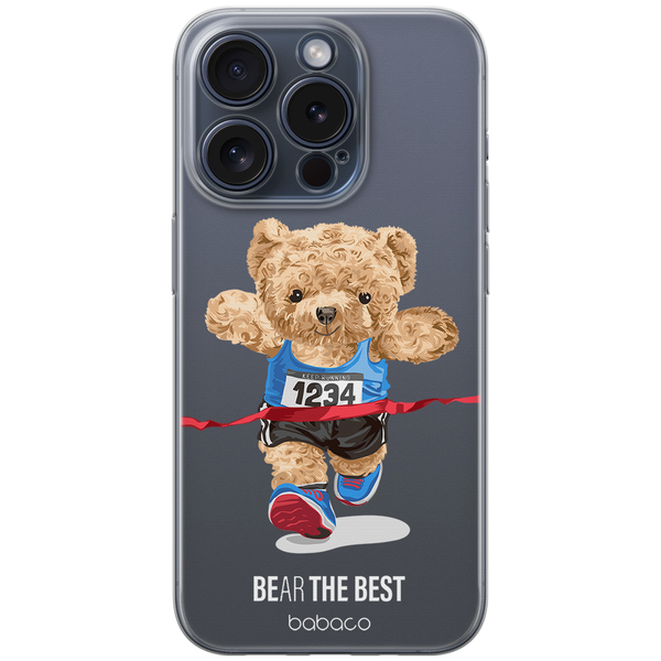 Etui Teddy Runner 001 Babaco Nadruk częściowy Przeźroczysty