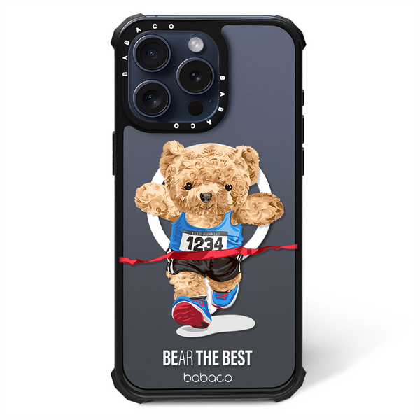 Etui Teddy Runner 001 Babaco Nadruk częściowy Przeźroczysty