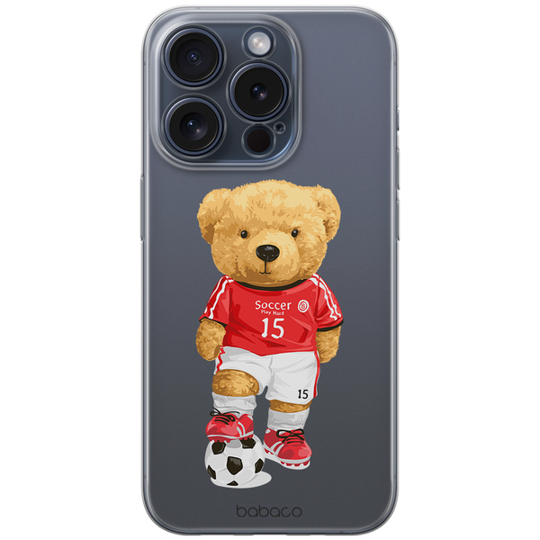 Etui Teddy Soccer 001 Babaco Nadruk częściowy Przeźroczysty