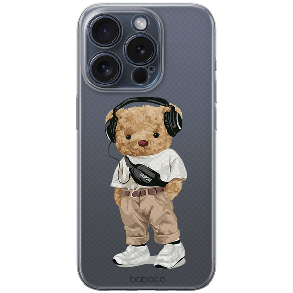 Etui Teddy Trendy 001 Babaco Nadruk częściowy Przeźroczysty