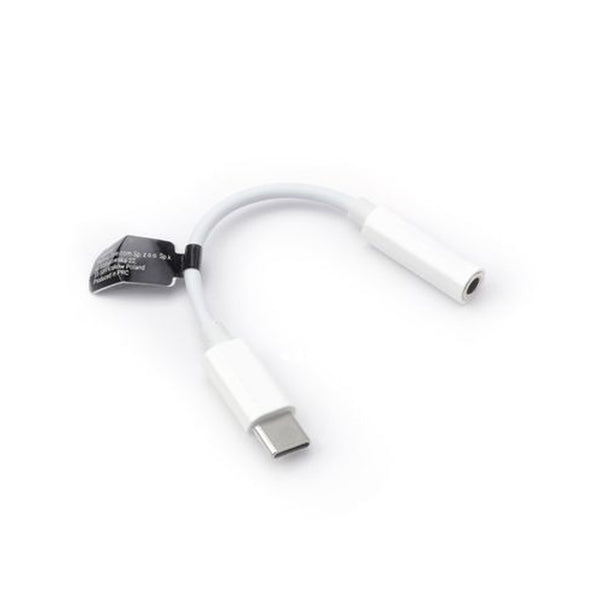 Adapter Przejściówka HF/audio Jack do USB-C Biały