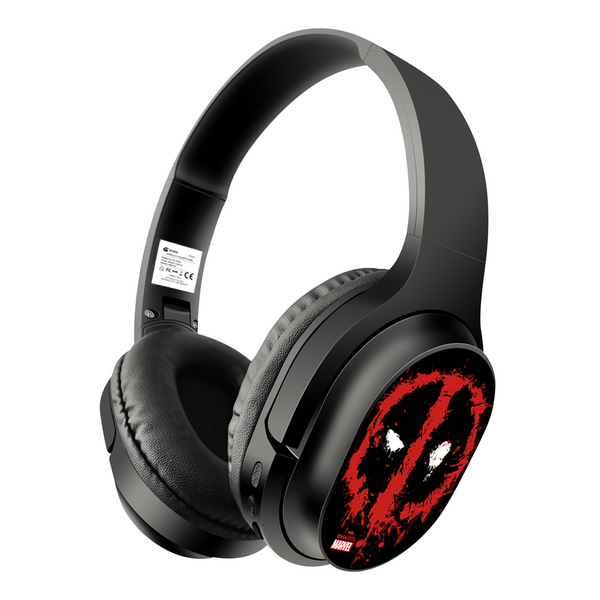 Bezprzewodowe słuchawki stereo z mikrofonem Deadpool 001 Marvel Czarny