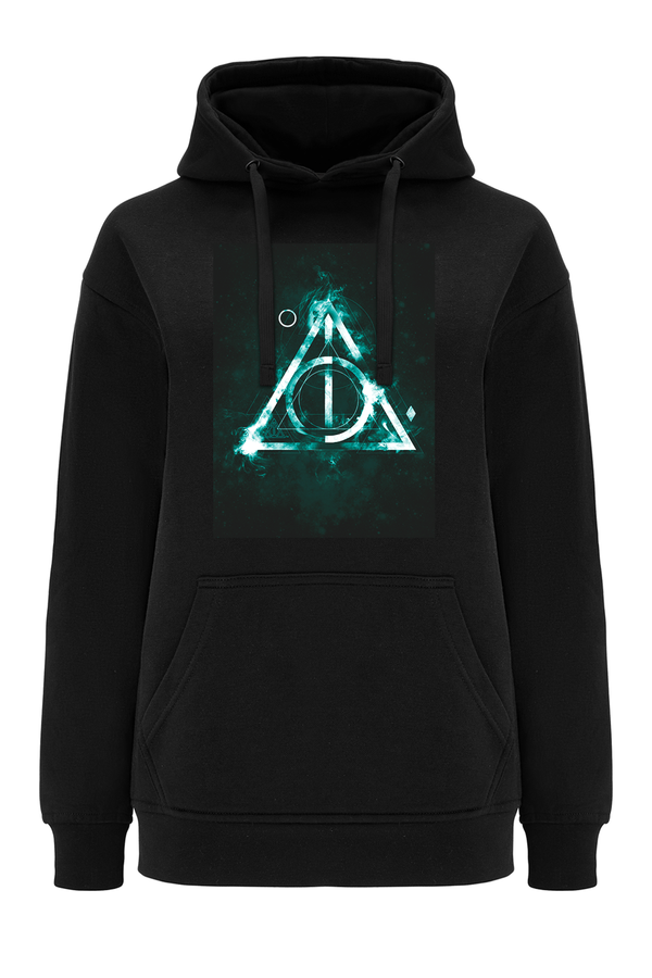 Bluza damska z kapturem Harry Potter 014 Czarny