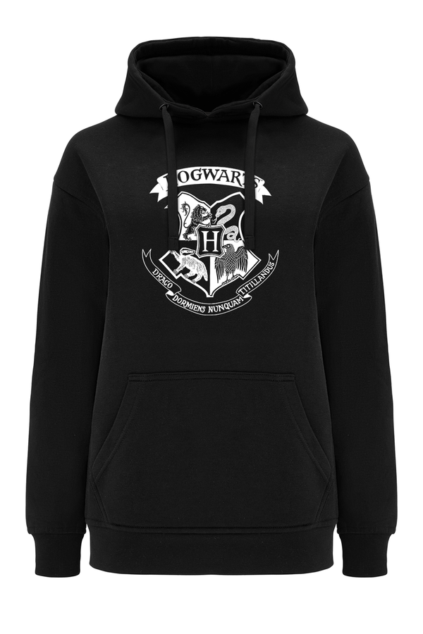 Bluza damska z kapturem Harry Potter 015 Czarny