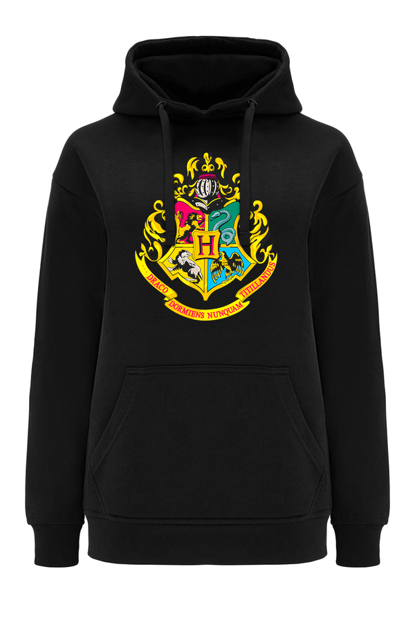 Bluza damska z kapturem Harry Potter 025 Czarny